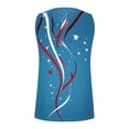 thumbnail image 5 of Kctiaxy Tank Tops for Women Independence Day Patriotic V Neck Sleeveless Tops Fashionable Casual Ribbed Summer Tops for Beach Vacation, 5 of 5