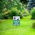 3 Pcs Would Poop Here Again Sign Pet Lawn Signs Dog Warning Clean up