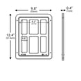 thumbnail image 6 of Trianu Dog Door for Screen Door, Pet Screen Door for Small Dog Cat Door with Magnetic Flap Lockable Door Insert for Sliding Door (8.2”x 9.6”, Black), 6 of 9