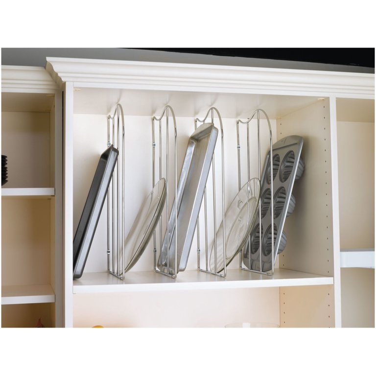 Rev-A-Shelf Tray Divider 12 inch - Chrome 597-12cr-50, Silver