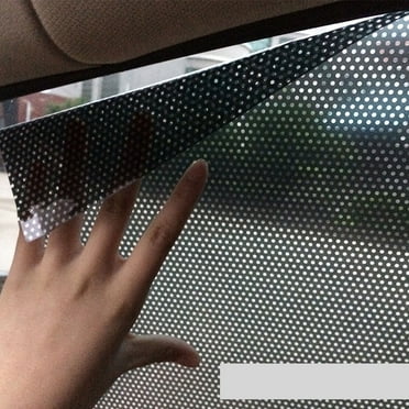 SWETRACE Reflective Stickers for Vehicles Black PVC 2PCS 16.5 X 14.9 X 0.2In Heat Shield Driving