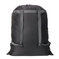 thumbnail image 2 of Laundry Bag High Capacity Drawstring Closure Adjustable Straps Waterproof Storage Strong Load Bearing Extra Large Laundry Backpack Travel Accessory, 2 of 7