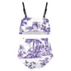 thumbnail image 3 of Traje de Baño para las Mujeres Traje de Baño Dividido de Eslinga, Trajes de Baño de Torso Largo para las Mujeres, 3 of 5