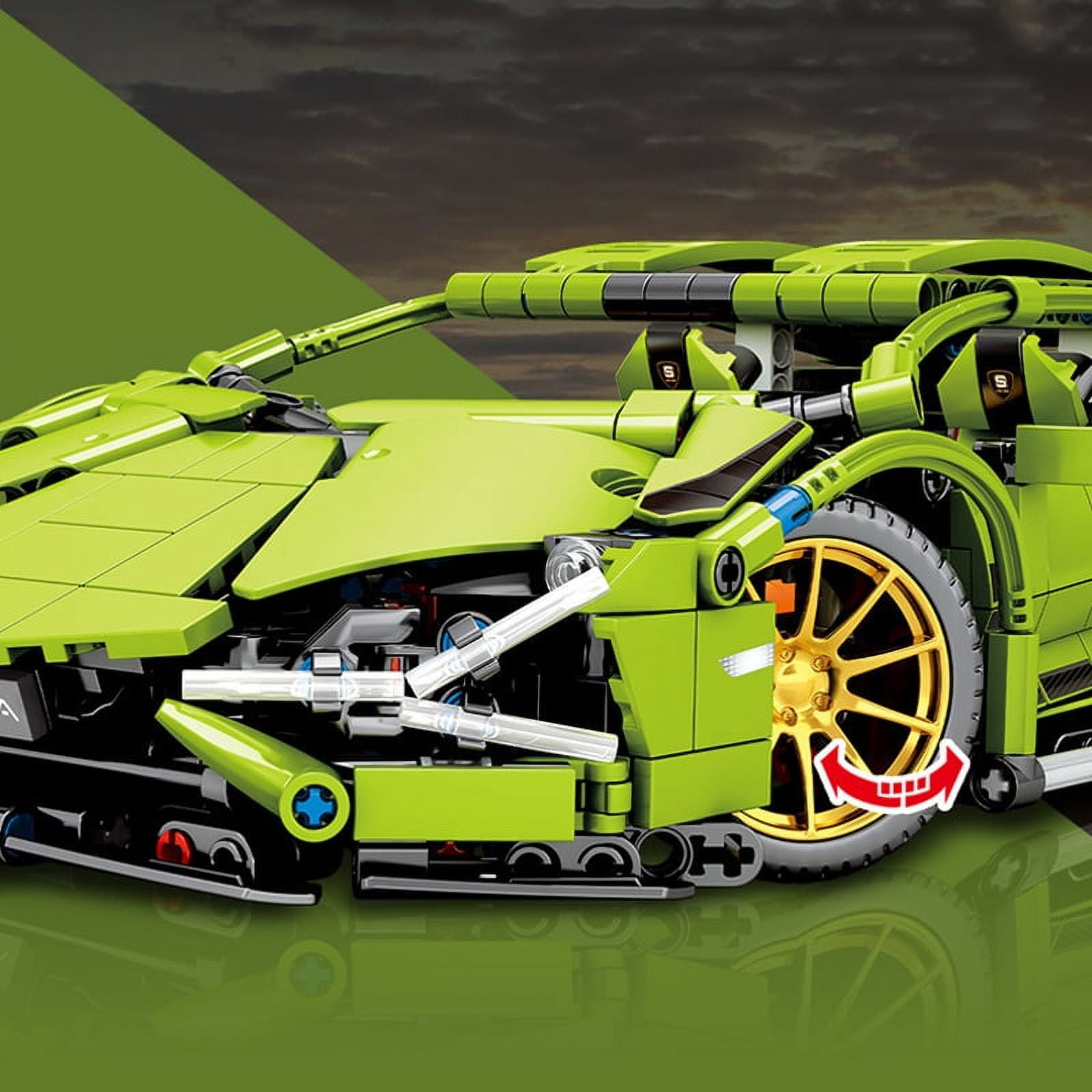 LEGO Technic Voiture Super Speed Lamborghini - 1298 Pièces - Brick Tech -  Blocs compatibles avec Lego Technic