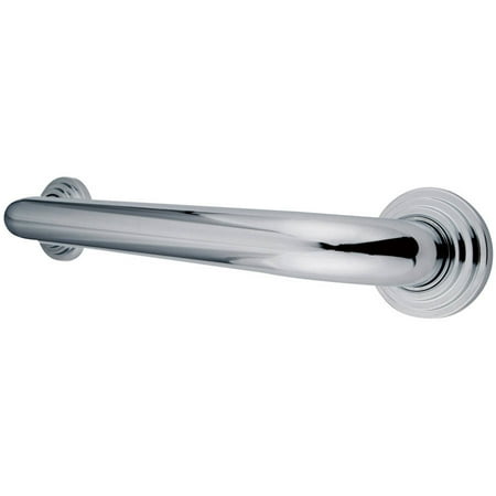 Kingston Brass Milano 3-Layer Flange Grab Bar 1-1/4" OD x 24" Long