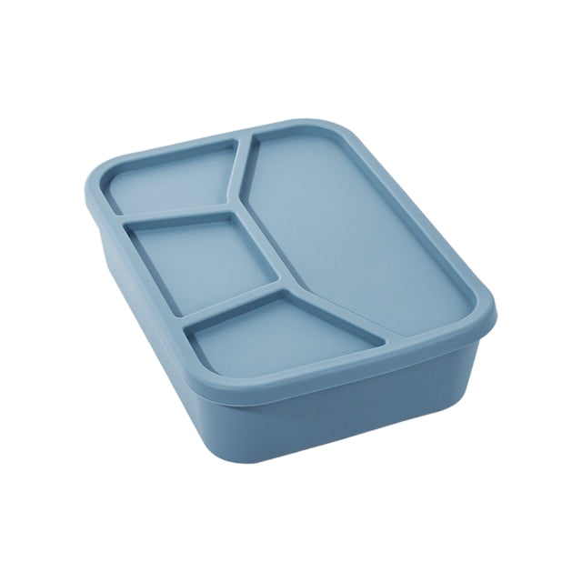 Meitianfacai Lunch Box Adult Bento Box Leak Proof Quality Material Dishwasher and Microwave SafeAdult Safe Lunch Container for Work Study(Blue)