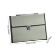 thumbnail image 3 of Fmbmuo 13 Pocket Expanding File Folder with Handle, Snap Closure Portable Accordion Organizer, A4 Letter Document Storage Tote for Office, 3 of 4