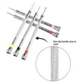 thumbnail image 2 of Unatoiry 5 Pieces Screwdriver Set Rustproof Waterproof Nutdriver Kit Maintenance Device Flat Tips Slotted Screwdrivers Long Handle Watch, 2 of 6