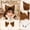 Brown, variant on Cat Wolf Fox Dog Ears Headband Handmade Faux fur Cosplay Halloween Costume Party,Handmade Animal Furry Ears Hair Hoop,Realistic Animal Ear Costume Accessory for Party Anime Cos Lolita Dress Up