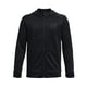 thumbnail image 1 of Sudadera con capucha Under Armour ArmourFleece para niños con cierre completo, negra, L, 1 of 2