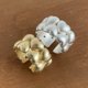 thumbnail image 2 of Anillos de plata de ley 925 para mujer, pareja minimalista hecha a mano, anillo Simple de doble corazón, joyería fina, regalo para prevenir alergias, 2 of 2