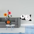 thumbnail image 2 of Dispensador De Toallas De Papel Con Forma De Panda, Antideslizante, Vertical, Con Reloj De Pared. Diseño Práctico, Resistente Y Moderno. Ideal Para Decorar El Salón., 2 of 8