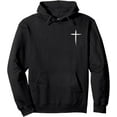thumbnail image 3 of Christian Cross Christians Men Women Jesus Christ Cross Pullover Hoodie, 3 of 3