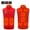 1#-Red, variant on Men's Women's Lightweight Heated Vest with 3 Levels 9 Heating Zones, Christmas Fashion Printed Full Zip Quilted Electric Heating Vests