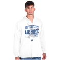 thumbnail image 5 of US Air Force USAF Logo Bald Eagle Zip Up Hoodie Men's Women's Brisco Brands S, 5 of 6