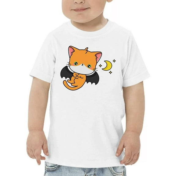 Cute Pumpkitty. Vampire Costume T-Shirt Toddler -Image by Shutterstock, 5 Toddler
