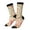 3 Black, variant on Indian Paisley 1 Crew Socks for Men & Women, Breathable Casual Athletic Ankle Socks