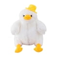 thumbnail image 3 of Juguete de pato de peluche, almohada para dormir, pato, animal de peluche, juguete, muñeco de peluche para niños, Blanco, 3 of 9