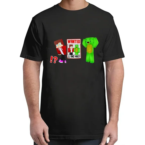 JJ and Mikey Wanted!? T-Shirt Vibe for Adults S-4XL