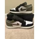 thumbnail image 2 of N I-K-E A i r-Jor-dan 1 Low Black Toe Medium Olive 553558-092 Men's Size New, 2 of 5