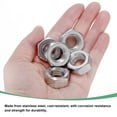 thumbnail image 2 of Uxcell Écrous Hexagonaux Métriques Lot de 20 Filetage M14 x 2mm Écrou Hexagonal en Acier Inoxydable, 2 of 5
