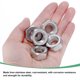 thumbnail image 2 of Uxcell 20 Paquete de Tuercas Hexagonales Métricas M14 x 2mm de Acero Inoxidable para Maquinaria Automotriz, 2 of 5