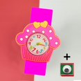 thumbnail image 1 of Dropshipping, relojes de dibujos animados para niños de 1 a 16 años, juguete de tiempo de aprendizaje para bebés, regalo de recompensa para jardín de infantes, reloj para niños, regalo de cumpleaños Gao Jinjia LED, 1 of 2