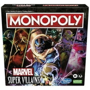 Monopoly Marvel Super Villains Edition Board Game for Kids and Family Ages 8 and Up, 2-6 Players
