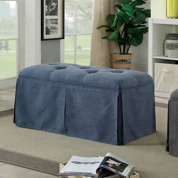 Furniture of America Bertrum II Rectangular Ottoman