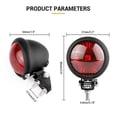 thumbnail image 4 of Motorcycle LED Rear Tail Light Brake Stop Lamp For Harley Bobber Chopper Cafe, 4 of 14