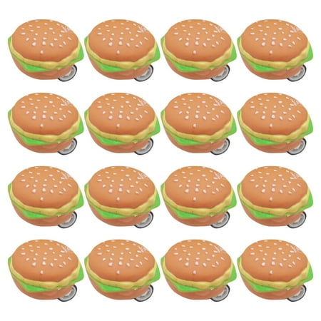 

HOMEMAXS 20pcs Burger Friction Powered Cars Children Pull Back Car Toys Kids Car Playthings