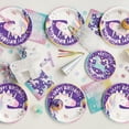 thumbnail image 4 of Unique Industries Purple Solid Print Birthday Party Favors, 8 Count, 4 of 4