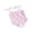 Rose, variante sur Pudcoco Maillot de Bain pour Tout-Petit Fille Sans Manches à Encolure Carrée à Imprimé Floral, à Nouer, Tenue de Plage d'Été