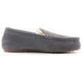 thumbnail image 5 of Parfeying Men's Indoor Outdoor Sheepskin Moccasins Slippers Memory Foam Driving Style Shoes, 5 of 8