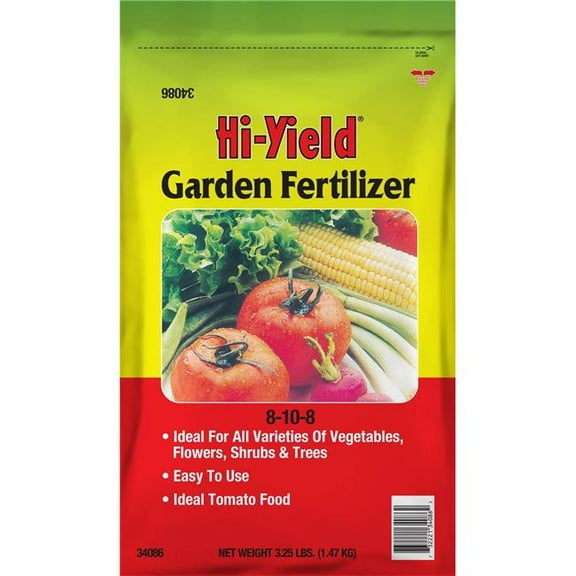 Hi-Yield 434086 3.25 lbs 8-10-8 Garden Fertilizer - CA MP12