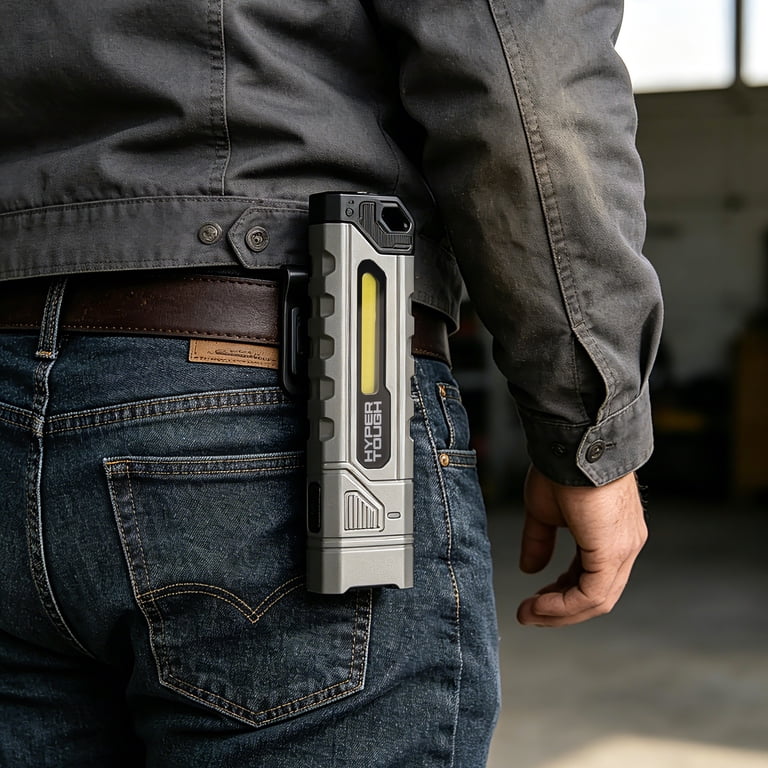 Hyper Tough 800 Lumen Rechargeable Pocket Work Light photo 8