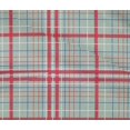 thumbnail image 4 of oneOone Cotton Flex Aquamarine Fabric Madras Check Sewing Material Print Fabric By The Yard 40 Inch Wide, 4 of 4
