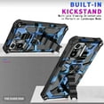 thumbnail image 5 of for Xiaomi Poco M4 Pro 5G Camouflage Case, Military Grade Built-in Magnetic Kickstand Camo Cover for Xiaomi Poco M4 Pro 5G MC Dark Blue, 5 of 7