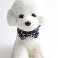 thumbnail image 3 of Bow tie Dog collar, soft and comfortable detachable bow tie adjustable cute dog collar, 3 of 5