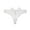White, variant on Varsbaby Thongs for Women Sexy See Through Thong Underwear Women