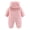 Pink, variant on Odeerbi 2025 Baby Autumn And Winter Cotton Clothes Outing Romper Baby Jumpsuits