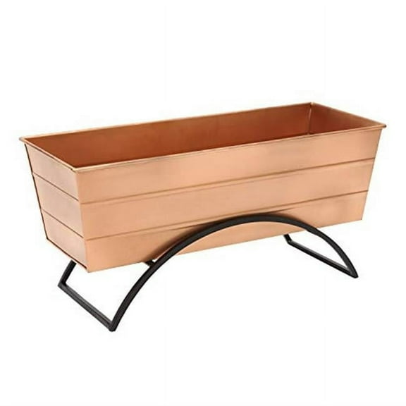 Achla C-20C-S Odette Stand with Flower Box, Copper - Medium