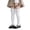 White, variant on Girls Bow Knee High Socks Vertical Ribbed Cotton Long Stockings Soft Stretchy School Uniform Socks for Kids Daily Wear Party Dressy Outfits(3-8 Years,Pink)