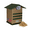 Green/Tan, variant on JCs Wildlife Ultimate Poly Screech Owl/Saw-Whet Owl House (Green/Tan)