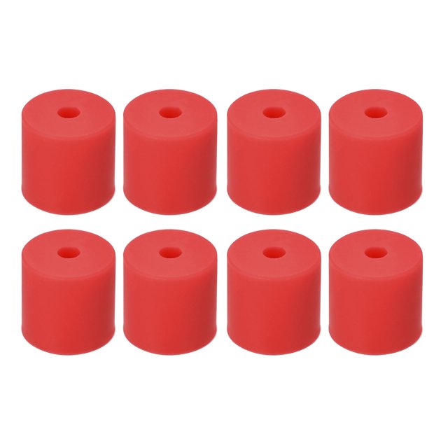 Unique Bargains Silicone Leveling Column Silicone Buffer 16mm Red Heat-Resistant for 3D Printer Hot Bed 8pcs