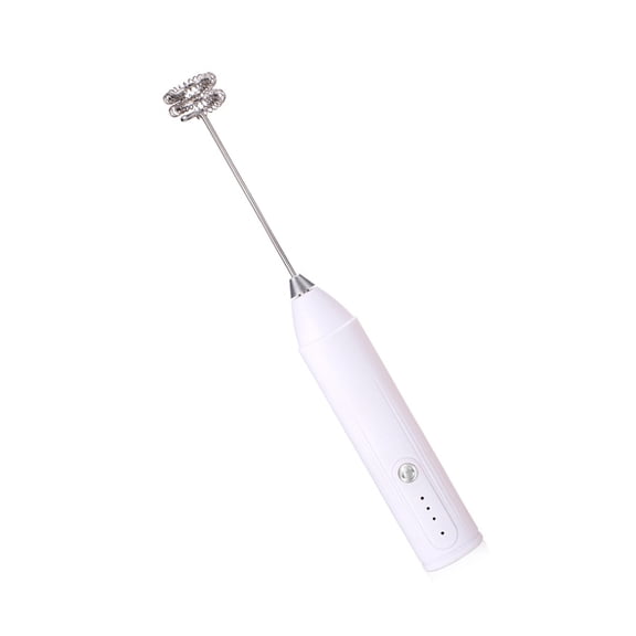 Rechargeable Milk Frother Handheld Electric Foam Maker Waterproof Whisk Drink Mixer Foamer for Latte Cappuccino