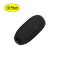 thumbnail image 1 of Funda de espuma negra para micrófono Uxcell de 57 mm de largo, 10 unidades, 1 of 5