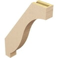 thumbnail image 5 of Ekena Millwork 3"W x 18"D x 24"H Baker Rough Cedar Woodgrain TimberThane Knee Brace, Primed, 5 of 6