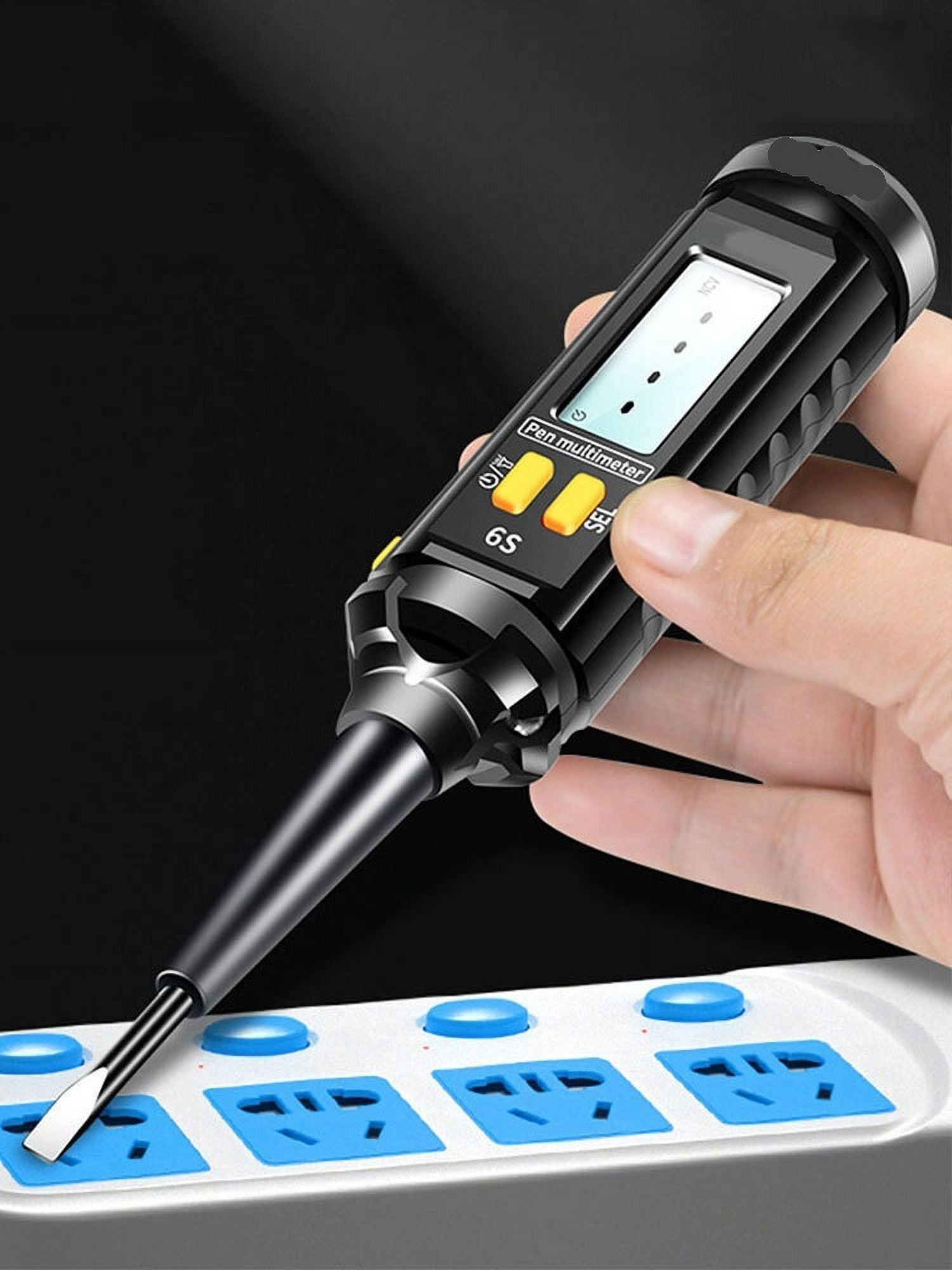 Pen Type Digital Multimeter Capacitance Tester Non-Contact Voltmeter Live/Null Wire Tester