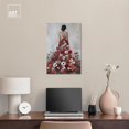thumbnail image 3 of Rose Blossom Couture Canvas Ebony Portrait Art by Art Remedy, Gallery Wrapped, 16" x 24", 3 of 7
